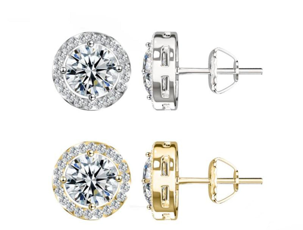 "Eternal Brilliance: Moissanite Twist Stud Earrings 💎✨" Shine forever with these classic four-prong twist stud earrings, crafted in S925 sterling silver and featuring dazzling moissanite stones. 💫💖