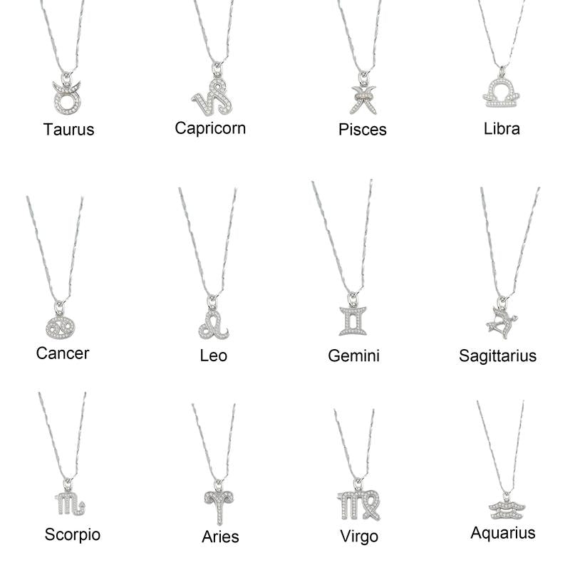 "Celestial Connection: 12 Zodiac Necklace for Mother's Day 🌌💎" Gift your mom the stars with this elegant 12 Zodiac signs necklace, made from S925 silver and paired with a stainless steel card pendant to symbolize her unique traits. 💫💖