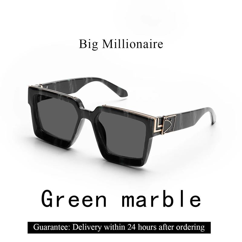 "Ultimate Luxury: Ruiao Retro Millionaire Shades 🕶️✨" Step into 2025 with style and sophistication. These luxury black sunglasses from Ruiao feature a retro design for both men and women who demand the best. 💎🌟