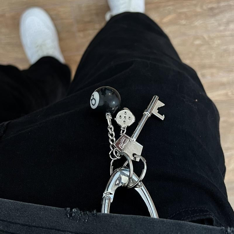 "Dazzling Edge: Chromantic Starlight Y2K Carabiner Belt Loop Accessory ✨🔗" Add bold, shiny flair to your style with this heavy metal carabiner belt loop accessory, perfect for Y2K lovers and a unique Christmas gift! 🌟🎁