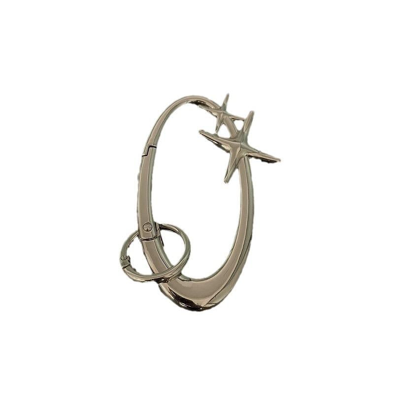 "Dazzling Edge: Chromantic Starlight Y2K Carabiner Belt Loop Accessory ✨🔗" Add bold, shiny flair to your style with this heavy metal carabiner belt loop accessory, perfect for Y2K lovers and a unique Christmas gift! 🌟🎁