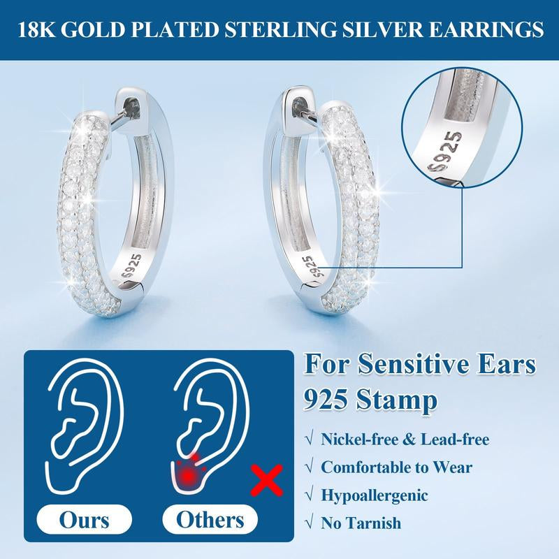 "Mom’s Sparkle: Moissanite Huggie Earrings for Mother’s Day 💖💎" Show her how much she shines with these luxurious D color VVS synthetic moissanite huggie earrings—perfect for Mother’s Day! 🌷💎