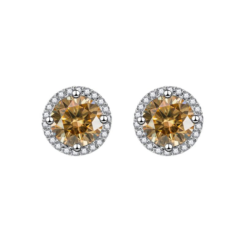 "Eternal Brilliance: Moissanite Twist Stud Earrings 💎✨" Shine forever with these classic four-prong twist stud earrings, crafted in S925 sterling silver and featuring dazzling moissanite stones. 💫💖