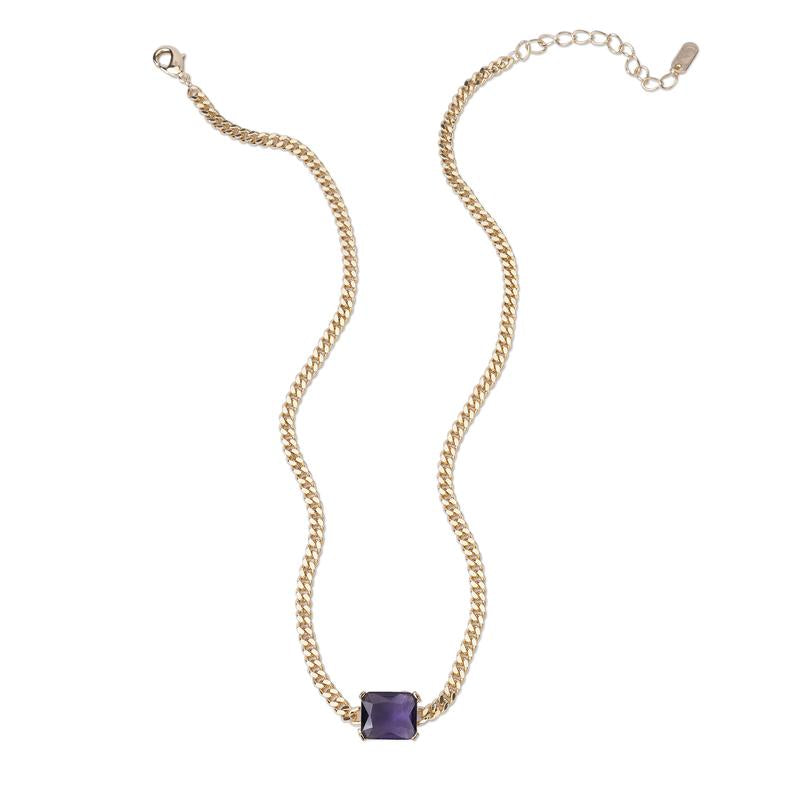 Luxurious Sparkle: 14K Gold Plated CZ Choker Necklace 🌟💎" Give the gift of luxury with this 14K gold-plated cubic zirconia choker, featuring a chic Cuban link design perfect for Mother’s Day. 💖✨