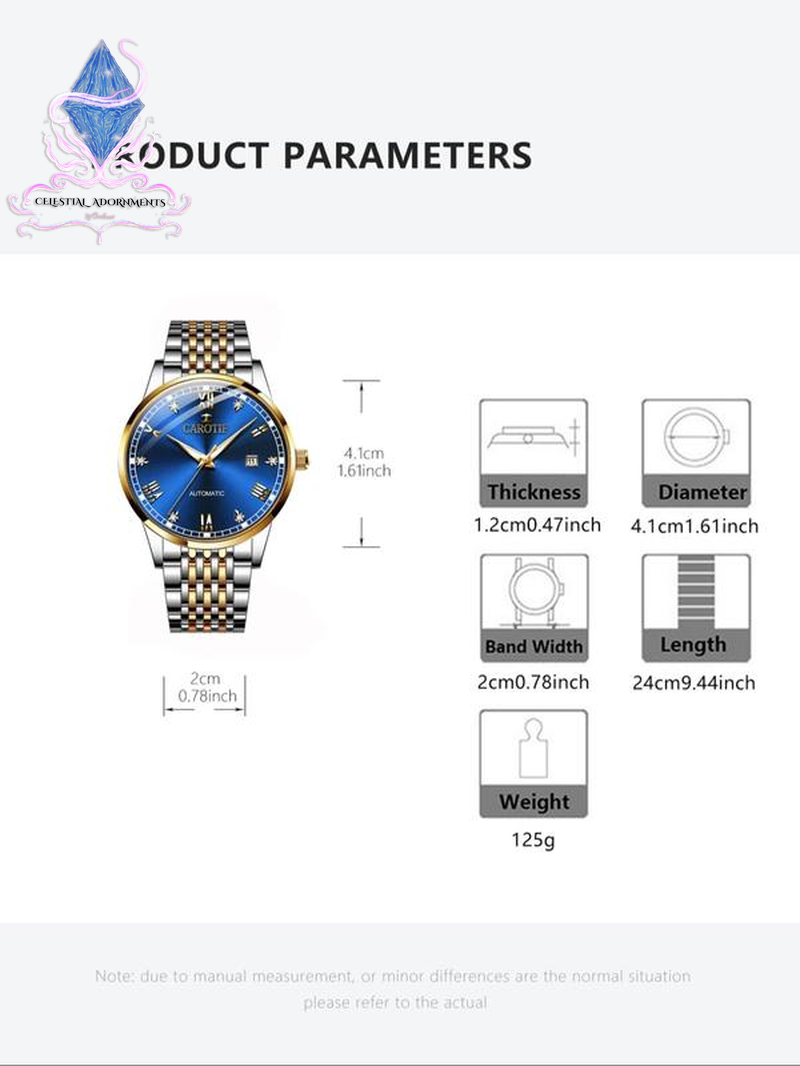 "Exquisite Elegance: Men’s Fashion Watch & Jewelry Set for Special Occasions 🎉💍" This stunning watch and jewelry set is the perfect all-match accessory, designed to add luxury to any party, business event, or daily outfit. 💼🎁