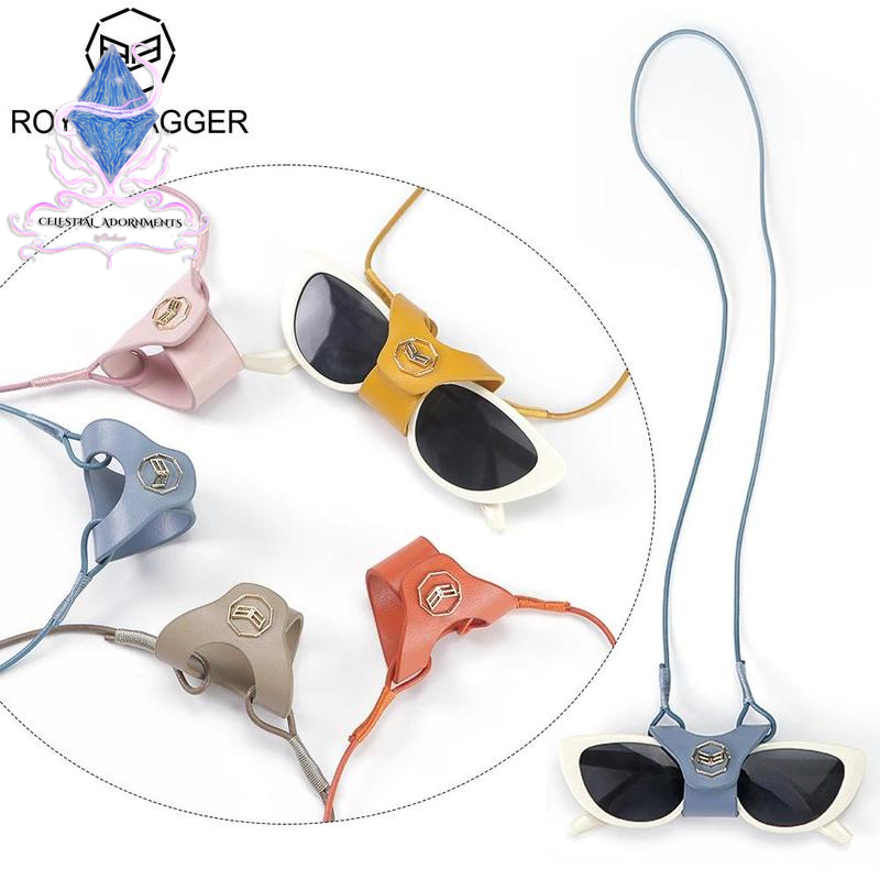 "Fashion Meets Function: Leather Eyeglass Neck Strap 🕶️💎" Keep your eyewear stylishly close with this Royal Bagger genuine leather strap, designed for easy access and anti-loss protection. 💫👓