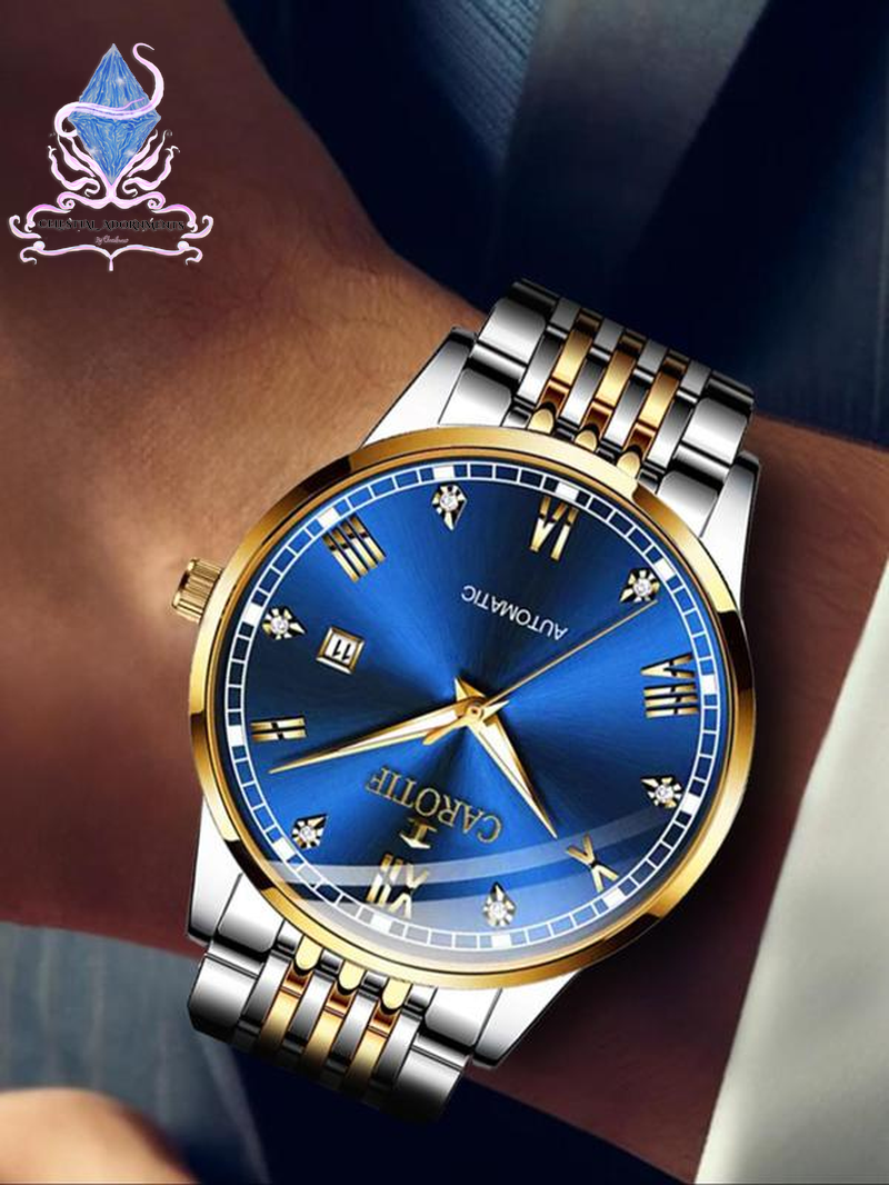 "Exquisite Elegance: Men’s Fashion Watch & Jewelry Set for Special Occasions 🎉💍" This stunning watch and jewelry set is the perfect all-match accessory, designed to add luxury to any party, business event, or daily outfit. 💼🎁