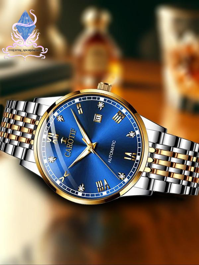 "Exquisite Elegance: Men’s Fashion Watch & Jewelry Set for Special Occasions 🎉💍" This stunning watch and jewelry set is the perfect all-match accessory, designed to add luxury to any party, business event, or daily outfit. 💼🎁