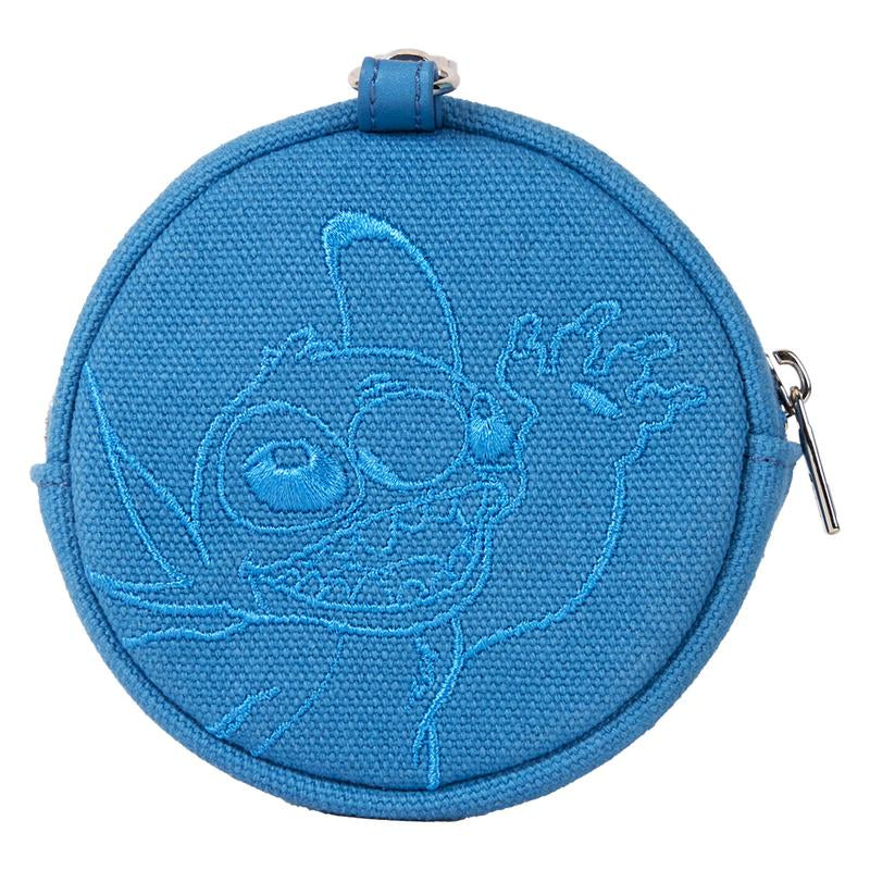 "Ohana Forever: Stitch Canvas Belt Bag with Coin Bag 💙🌸"  Embrace the spirit of family with this Stitch canvas belt bag, featuring a functional coin bag and versatile design for on-the-go fashion. 🌟💫