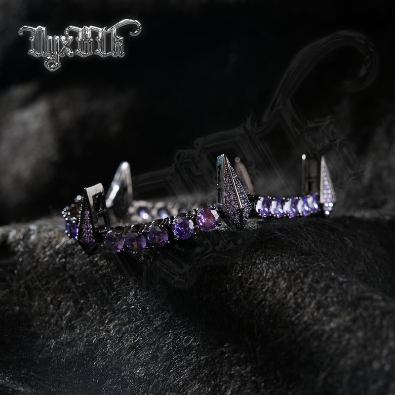 "King of Style: Black Panther Iced Out Bracelet 🖤💎"  Channel your inner strength with this bold Black Panther tennis bracelet, featuring premium CZ stones and a multi-color option for ultimate flair. 🔥👑