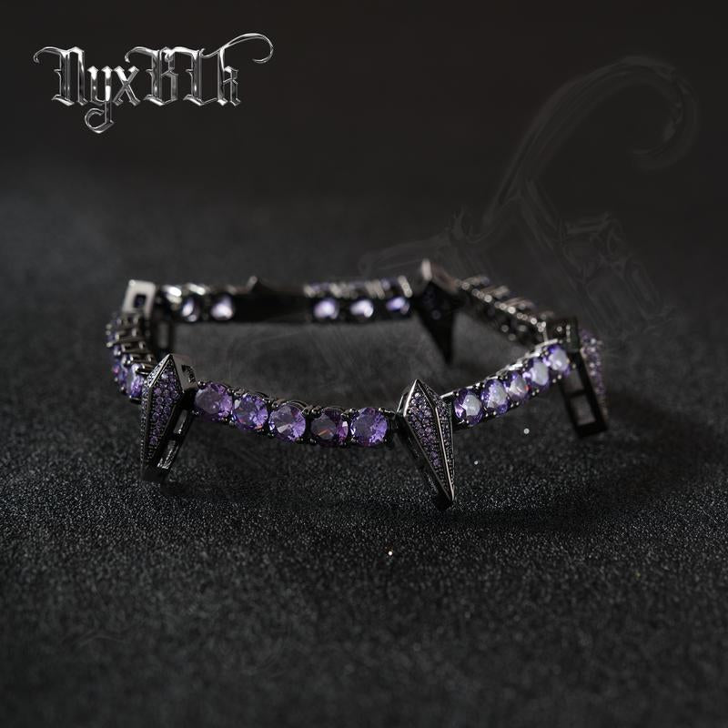 "King of Style: Black Panther Iced Out Bracelet 🖤💎"  Channel your inner strength with this bold Black Panther tennis bracelet, featuring premium CZ stones and a multi-color option for ultimate flair. 🔥👑
