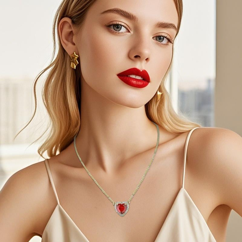 Eternal Love: Heart & Dagger Cross Pendant Necklace 💖⚔️"  A stunning gift for couples, this heart and rhinestone dagger cross pendant necklace blends elegance and bold style, perfect for expressing your unique bond. ✨💎