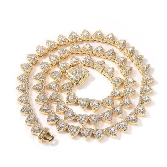 "Shine Bright: Aurora Heart Tennis Necklace 💖💫"  Let your heart shine with this elegant Aurora Heart tennis necklace, a perfect blend of romance and timeless style. ✨💎