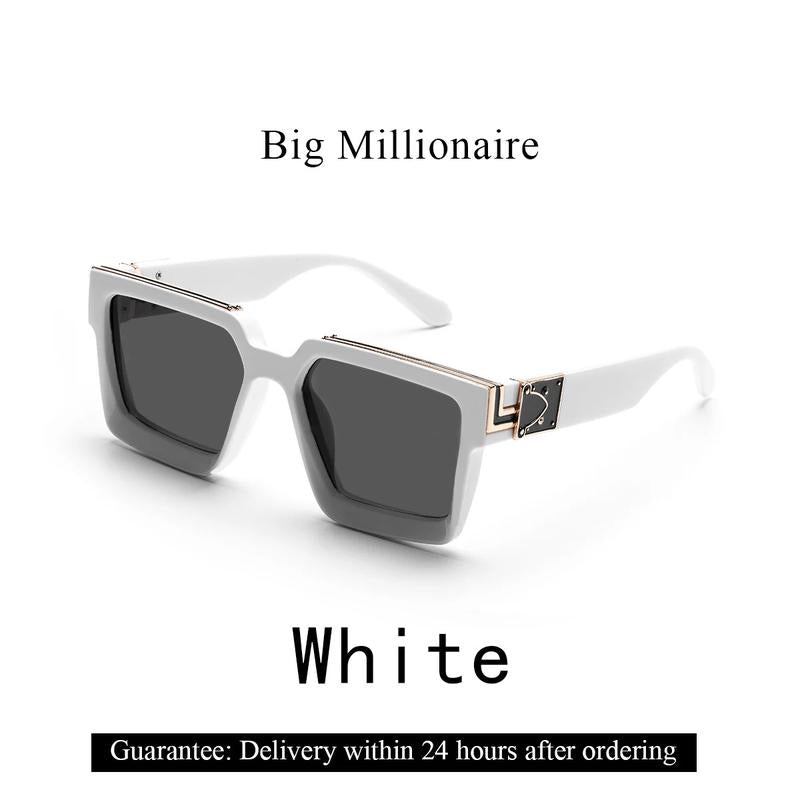 "Ultimate Luxury: Ruiao Retro Millionaire Shades 🕶️✨"  Step into 2025 with style and sophistication. These luxury black sunglasses from Ruiao feature a retro design for both men and women who demand the best. 💎🌟