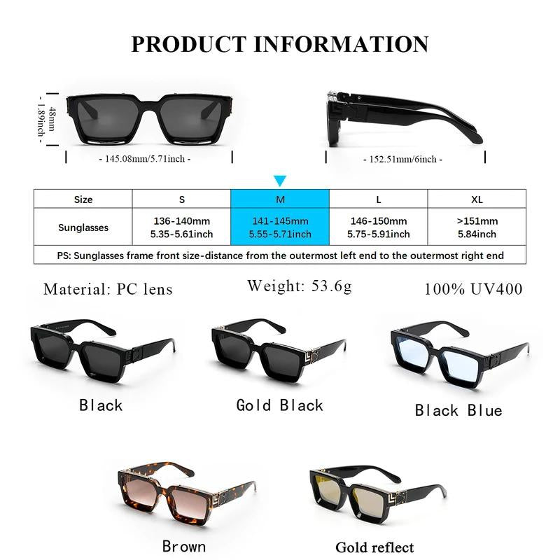 "Ultimate Luxury: Ruiao Retro Millionaire Shades 🕶️✨"  Step into 2025 with style and sophistication. These luxury black sunglasses from Ruiao feature a retro design for both men and women who demand the best. 💎🌟