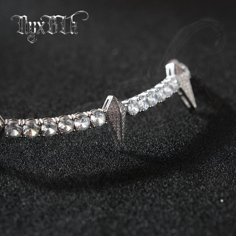 "King of Style: Black Panther Iced Out Bracelet 🖤💎"  Channel your inner strength with this bold Black Panther tennis bracelet, featuring premium CZ stones and a multi-color option for ultimate flair. 🔥👑