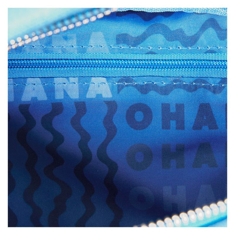"Ohana Forever: Stitch Canvas Belt Bag with Coin Bag 💙🌸"  Embrace the spirit of family with this Stitch canvas belt bag, featuring a functional coin bag and versatile design for on-the-go fashion. 🌟💫