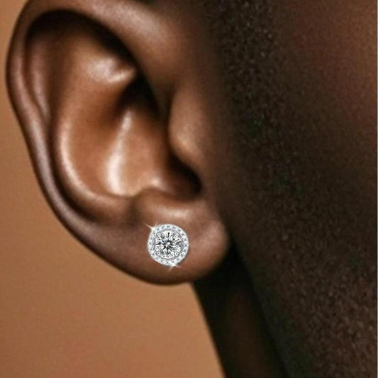 "Eternal Brilliance: Moissanite Twist Stud Earrings 💎✨"  Shine forever with these classic four-prong twist stud earrings, crafted in S925 sterling silver and featuring dazzling moissanite stones. 💫💖