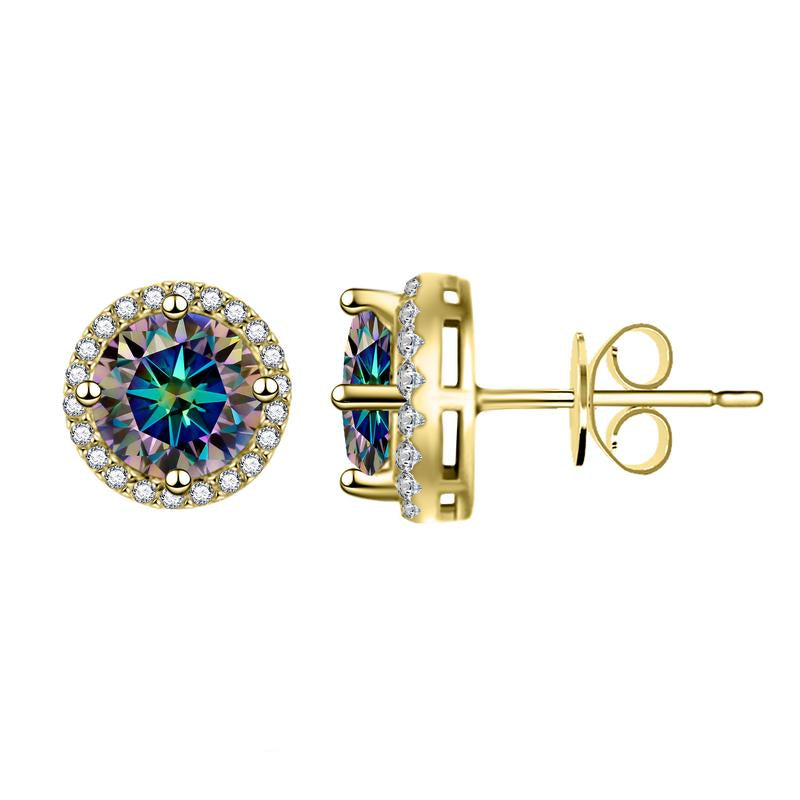 "Eternal Brilliance: Moissanite Twist Stud Earrings 💎✨"  Shine forever with these classic four-prong twist stud earrings, crafted in S925 sterling silver and featuring dazzling moissanite stones. 💫💖