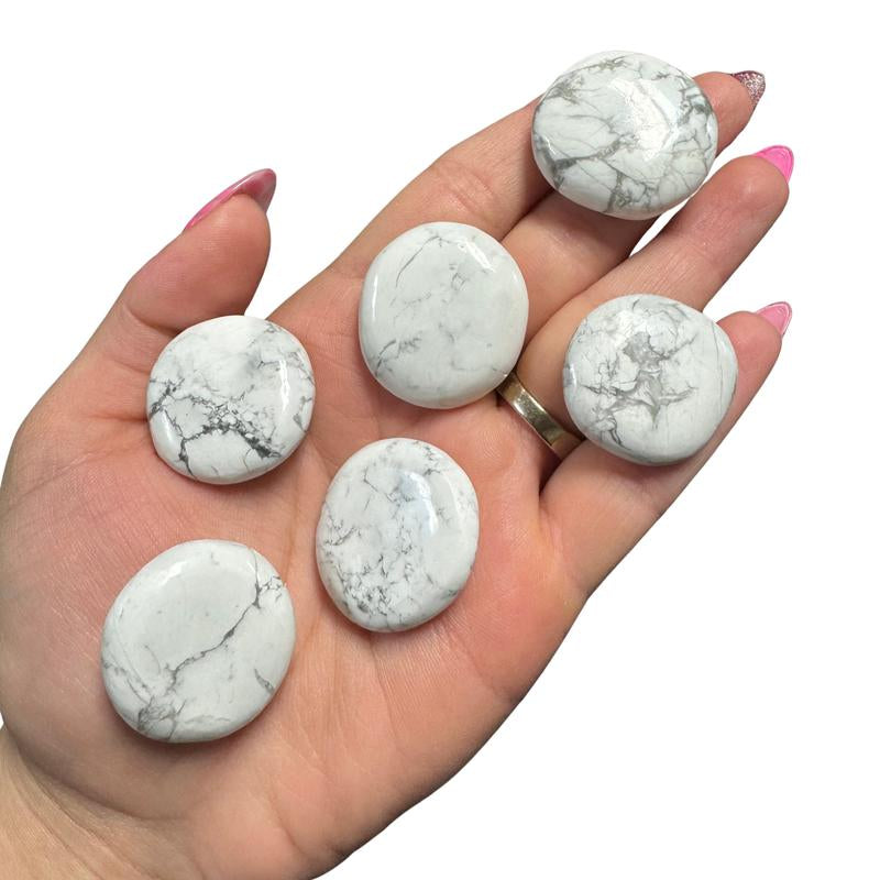 "Empower Your Energy: Natural Crystal Worry Stone 💎🌙"  This gemstone coin pocket stone helps promote healing and focus, making it the perfect mini accessory for peace and balance on the go. 🌸✨